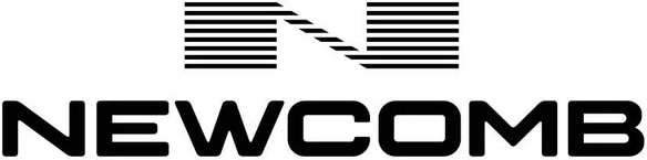 Newcomb logo with striped letter N