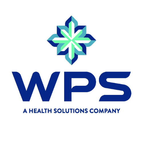 WPS Health Solutions logo with blue and green design.